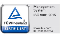 E-TEC ist beim TÜV Rheinland zertifiziert.